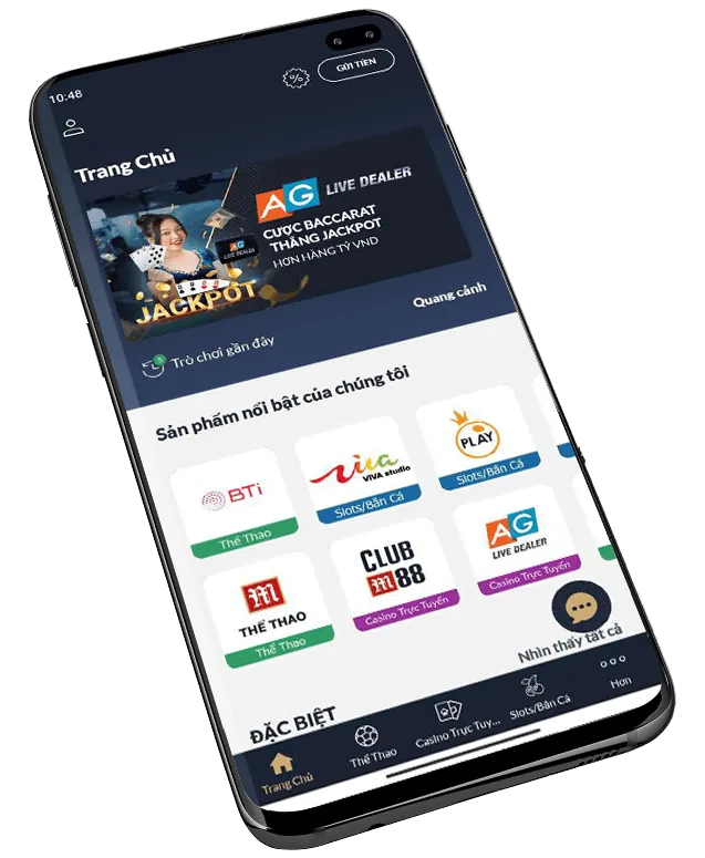 Kho trò chơi đa dạng trên ứng dụng GA65 APK